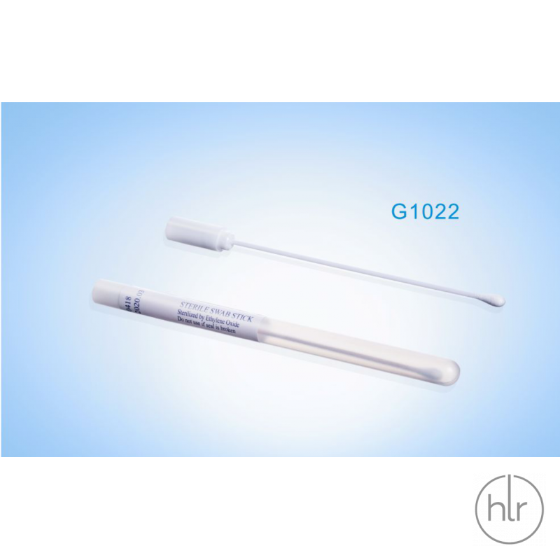 Аплікатор з віскозною намоткою, у транспортній пробірці 13х150 мм, пластиковий стрижень, стерильний